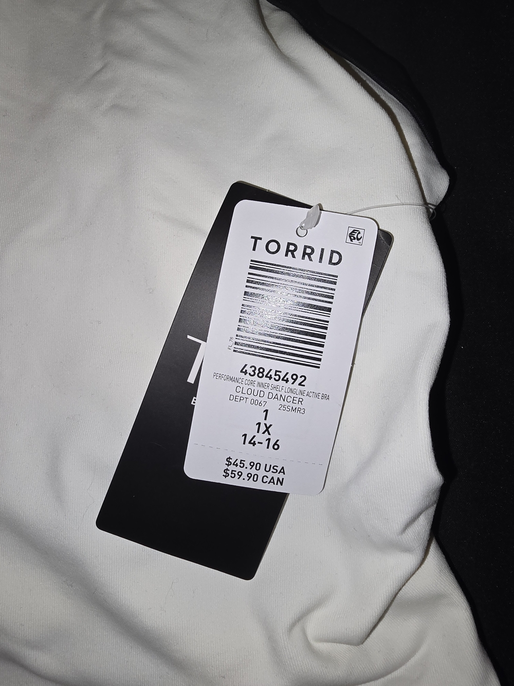 Torrid NWT Performance Core Inner Shelf Longline Active Bra - Picture 7 of 10
